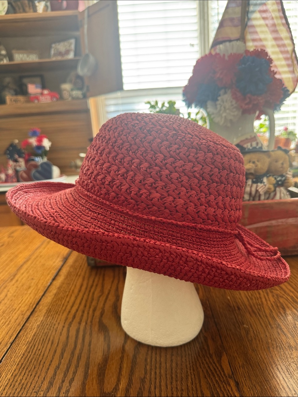 Scala Collection Straw Raffia Up-brim Hat - Picture 3 of 6
